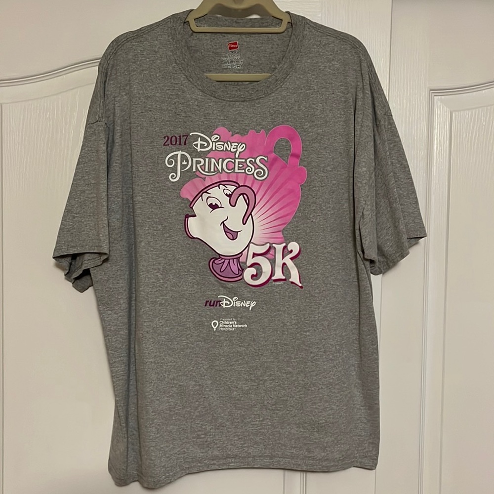 Run Disney 2017 Princess 5K SS Tee 2XL